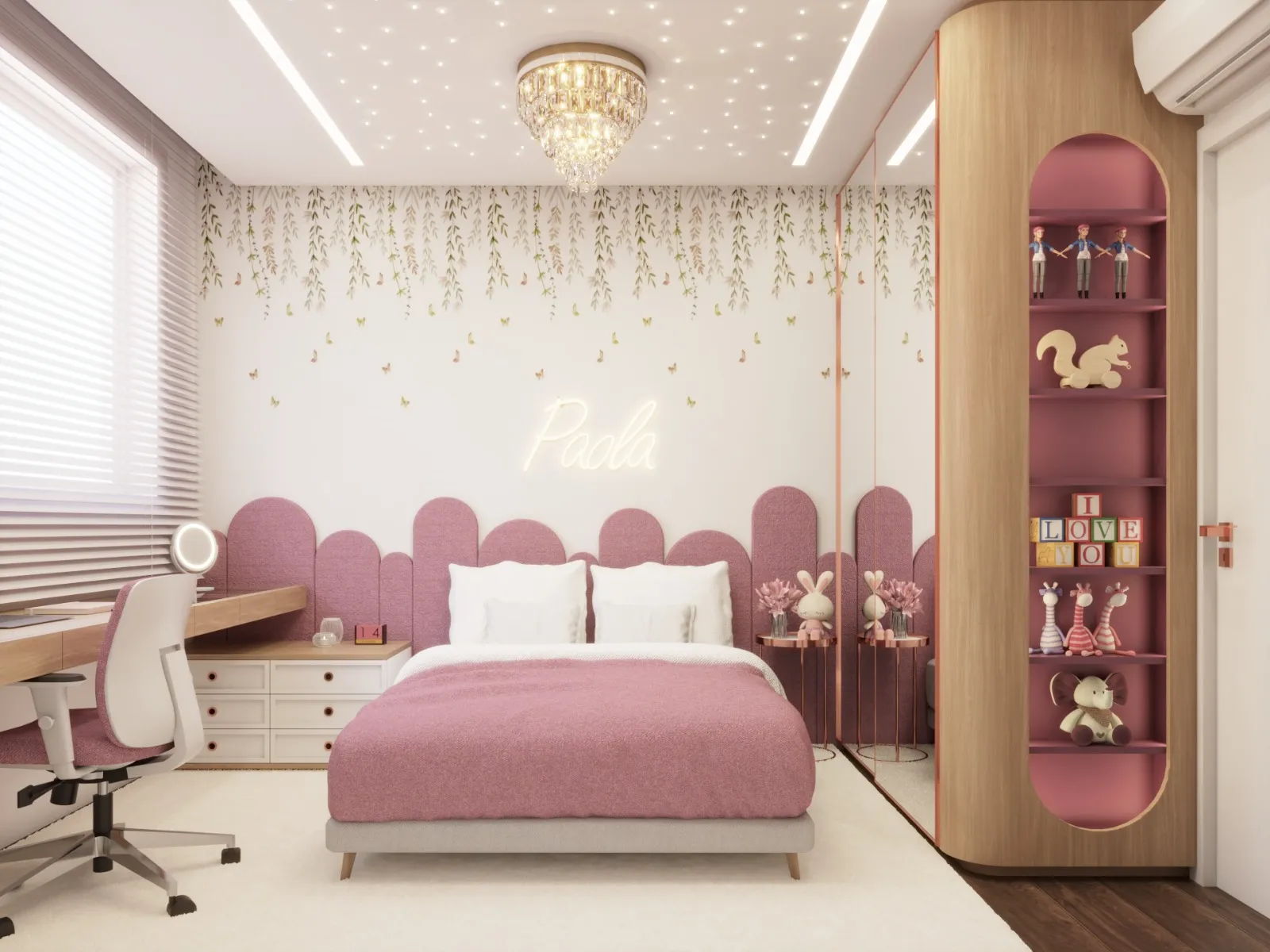 Habitación infantil pintada a medida